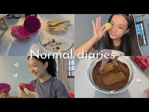 新加坡租房被限制小煮也能做出美味的Tiramisu🍰How to make Delicious Tiramisu No-Baked Oats Recipe🥺mini Grocery haul🥑🍎