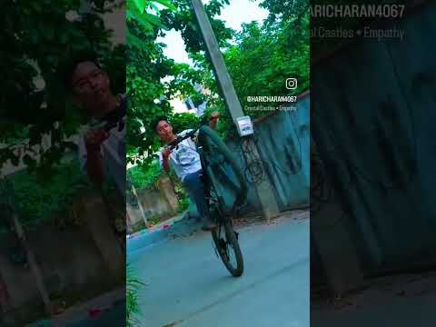 Kali malaoka  wheelie mass anukonde guys#cycling#stunts #lifelong#telugusongs #wheelie#crazy#cycle