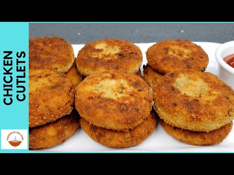 Chicken & Potato Cutlets Recipe | Homemade Crispy Chicken Cutlets by Flavour Of Desi Food - EP 58