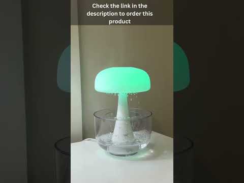 amazon must haves tiktok: Rain Cloud Humidifier Water Drip, Mushroom Rain #shorts