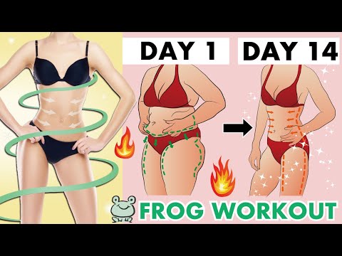 14 Days 🔥Sitting Frog Workout To Lose Belly Fat