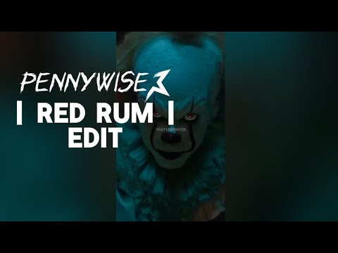 Penny wise | Edit | Red Rum | #pennywise #it #balloon #horror #scary #clown #smile