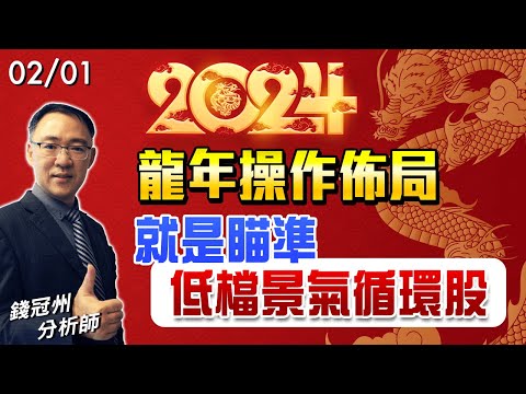 2024/02/01  龍年操作佈局! 就是瞄準低檔景氣循環股  錢冠州分析師