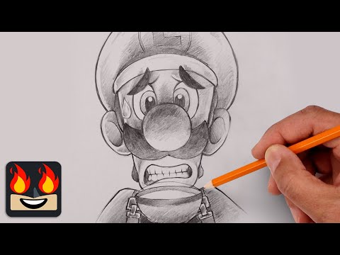 How To Draw Luigi | Luigi's Mansion 3