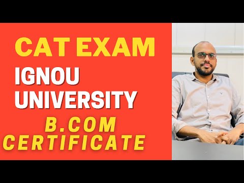 CMA CAT + IGNOU B.com certificate issue