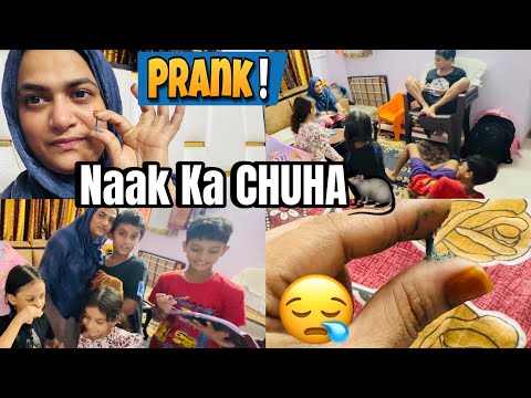 Naak Ka Chuha🐀😪| Prank on Owais Aayat and Friends 😂| Bohat Aya Maza😄