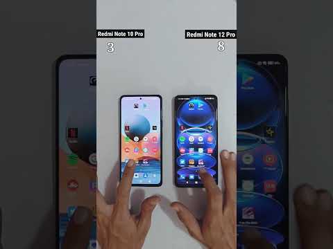 Redmi note 10 pro vs Redmi note 12 pro speed test #redmi #shorts #shortvideo #viral