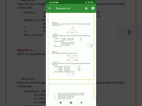 Class 7 maths ch 5 triangle and properties ex 6.4 solution #guidedmath #mathproblems #arithmetic