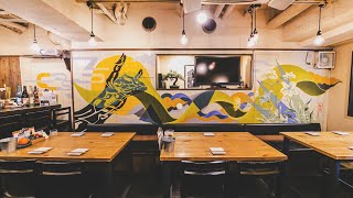 イザカヤキツネ  Interior Mural