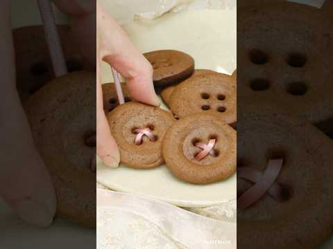 画期的な発明！！食べられるボタンを作ってみた！ #shorts #ボタン #クッキー #クッキーレシピ #cookies