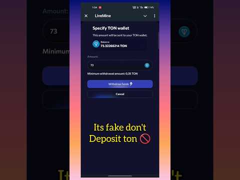 livemine bot withdrawal|livemine bot ton withdrawal| #shorts #livemine