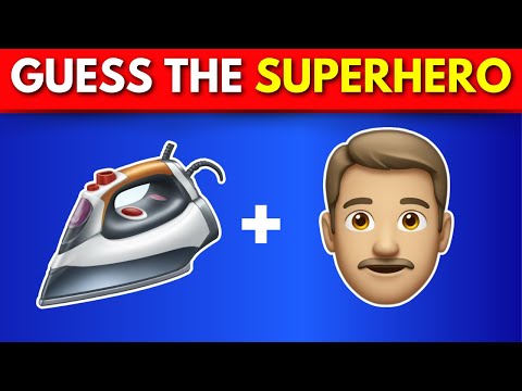 Guess The Superhero By Emoji 🕷🦸 Marvel & DC Superheroes Emoji Quiz