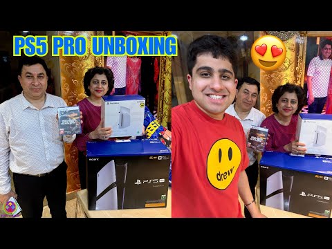 PLAYSTATION 5 PRO UNBOXING - FIRST ONE in INDIA !! 😍😍😍