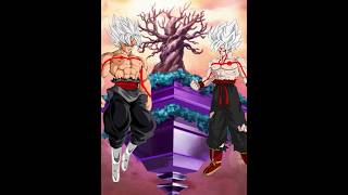 Goku Black Omni God vs Evil Goku Omni God #anime #dragonball #shorts