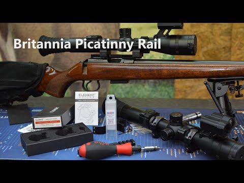 Britannia Picatinny rail for CZ455 17 HMR, and the benefits when using PARD DS 35-70