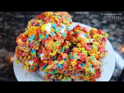 Fruity Pebbles Rice Krispie Treats