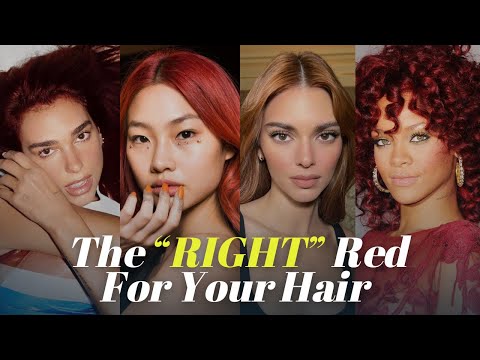 How to Choose the RIGHT Red Hair Color based on your Color Season