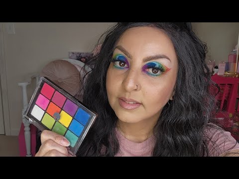 Rainbow Makeup Look ft. Viseart Bright Editorial