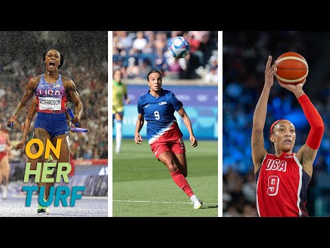 Sha'Carri Richardson, USWNT strike gold | On Her Turf Top Moments in Women's Sports 2024, 7-5