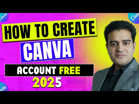 How To Create Canva Account for FREE | How To Start Canva for Beginners 2025 | #canvacourse #canva