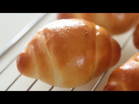 ふんわりもっちり♡バターロールの作り方／Buttered roll recipe