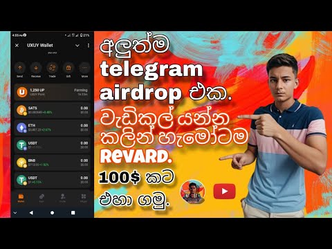 UXUY airdrop එකෙන් $100 කට එහා ගමු. Uxuy airdrop . how to do uxuy airdrop.IL TECH ACADEMY