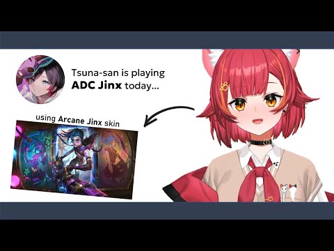 Arcane Jinx Skin | Ikebo Miraijin | Rion’s Dirty Desktop 【Nekota Tsuna | VSpo! Nijisanji ENG SUB】