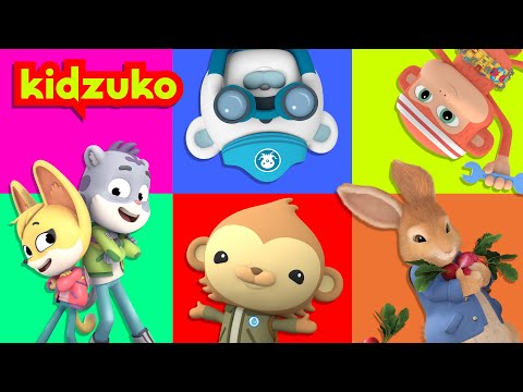 Welcome to Kidzuko! - Meet Preschool's Greatest Heroes! | Compilation | @Kidzuko