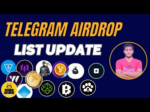 Telegram Airdrops List || Telegram Airdrop Ongoing List || Best Telegram Free Airdrop List