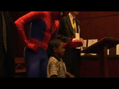 Spiderman, ASSE, CSSE and FMCSA Officials Recognize Poster Contest Winners and Entrants