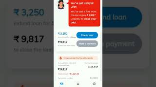 Kredito 24 loan app late payment fines|| #loan #kredito24 #shorts