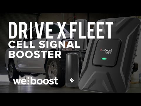 Drive X Fleet - The Standard in Fleet Vehicle Cell Signal Boosters | weBoost