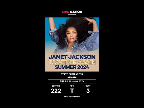 @livenation Presents @JanetJackson With Special Guest @nelly: Together Again #FAPWFTSM pi.