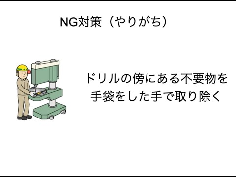 不安全行動　保護手袋11