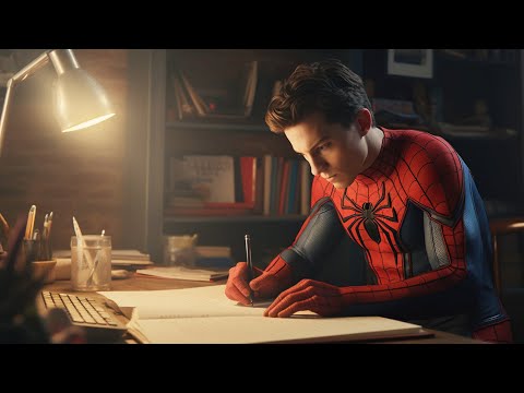 Work & Study with Spider-Man 🕷️ Deep Ambient Music for High Levels of Productivity and Flow State