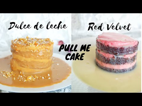 Trending Pull me Up cake || Red velvet pull me up Cake || Dulce de leche Pull me up cake ||