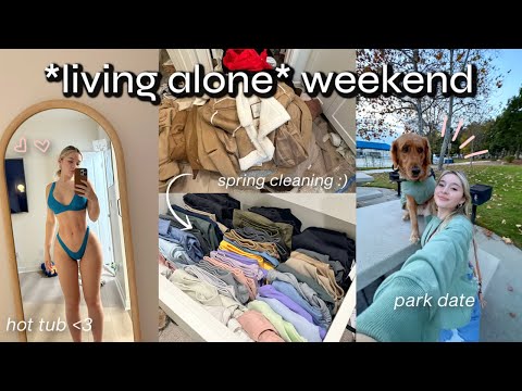 a *solo* weekend in my life | Hot Tub, Shopping, Self Care