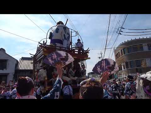 佐原の大祭2018夏　中日　船戸区　のの字廻し