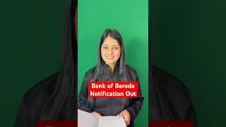 Bank of Baroda Notification Out #bankofbaroda #bob #shortsfeed #shorts