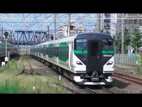 【東海道線】団体列車E257系5000番台9両　　藤沢・大船