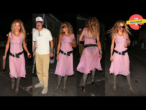 RITA ORA AND HER BOYFRIEND TAIKA WAITITI LEAVING A ROMANTIC DINNER AT MATSUHISA!!!