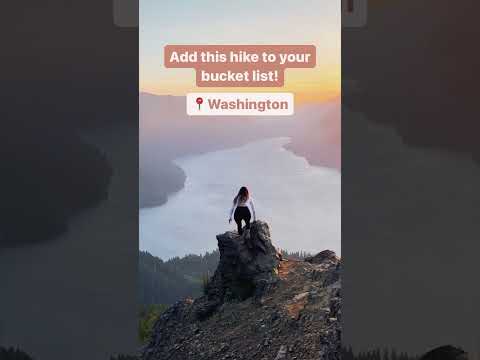 📍Mount Storm King - Remember to leave to trace when visiting! #wa #hike #washington #hikewa #hiker