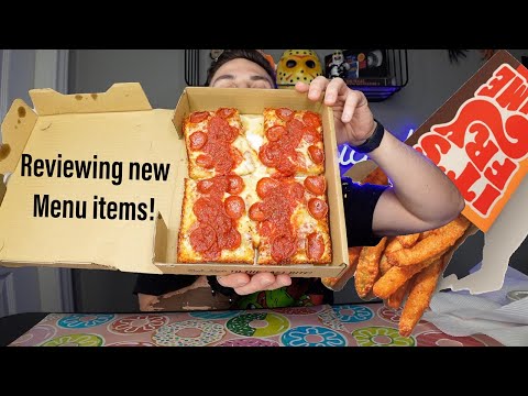 Detroit Style Pizza, Burger King New Menu Items, Brownies & More Mukbang Cheat Day! 🤤