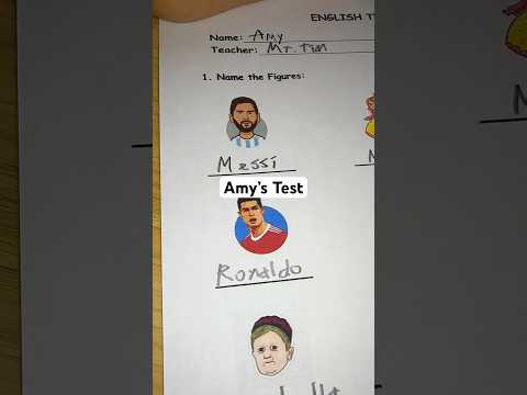 Grading Amy’s test… #asmr #school #teacher #test #quiz #emojichallenge