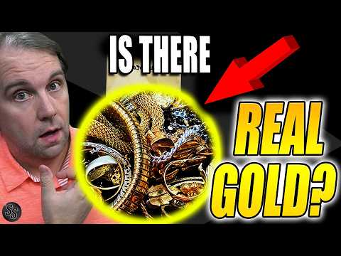 Is There REAL GOLD and Silver in Piles of Old Junk Gold Jewelry?