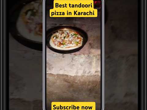 best tandoori pizza in Karachi #pizzza #karachi #fastfood #viral #shorts #viralvideo #pizzalover