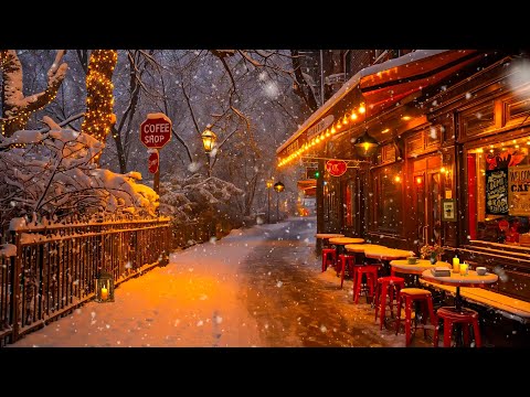 Winter Vibes and Calm Jazz ☕ Soothing Winter Jazz Music for Relaxation and Tranquility ❄️