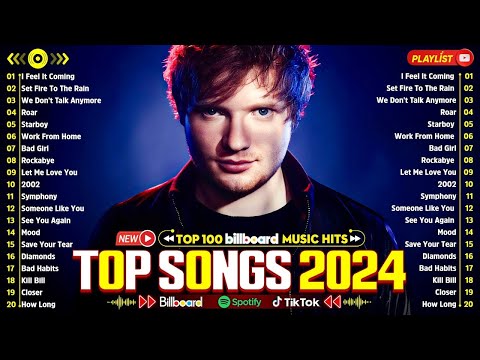 Ed Sheeran, Bruno Mars, Dua Lipa, Adele, Maroon 5, Rihanna, The Weeknd - Billboard Top 50 This Week