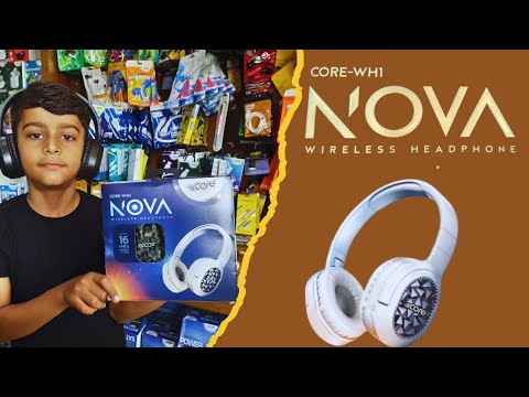 Core WH1 Nova Wireless Headphones !! Big Bluetooth Headphones