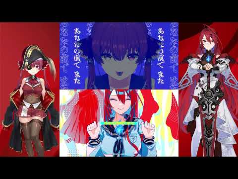 Elizabeth Rose Bloodflame & Houshou Marine sing OTONABLUE